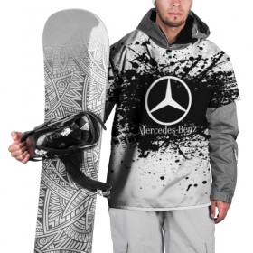 Накидка на куртку 3D с принтом Mercedes-Benz в Курске, 100% полиэстер |  | auto | automobile | car | carbon | machine | motor | motor car | sport car | автомашина | бренд | легковой автомобиmercedes benzль | марка | спортивный автомобиль | тачка