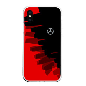 Чехол для iPhone XS Max матовый с принтом MERCEDES BENZ SPORT в Курске, Силикон | Область печати: задняя сторона чехла, без боковых панелей | amg | auto | mercedes | авто | автомобиль | автомобильные | амг | бренд | марка | машины | мерседес