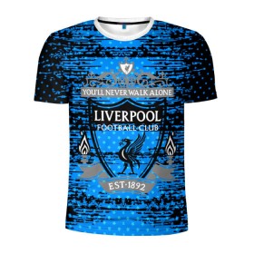 Мужская футболка 3D спортивная с принтом Liverpool sport uniform в Курске, 100% полиэстер с улучшенными характеристиками | приталенный силуэт, круглая горловина, широкие плечи, сужается к линии бедра | football | soccer | ливерпуль