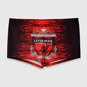 Мужские купальные плавки 3D с принтом Liverpool sport uniform в Курске, Полиэстер 85%, Спандекс 15% |  | football | soccer | ливерпуль