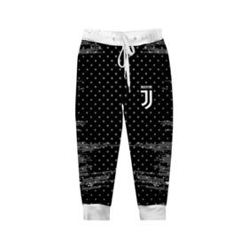 Детские брюки 3D с принтом Juventus abstract collection в Курске, 100% полиэстер | манжеты по низу, эластичный пояс регулируется шнурком, по бокам два кармана без застежек, внутренняя часть кармана из мелкой сетки | football | soccer | ювентус