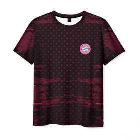 Мужская футболка 3D с принтом Bayern abstract collection в Курске, 100% полиэфир | прямой крой, круглый вырез горловины, длина до линии бедер | football | soccer | байерн