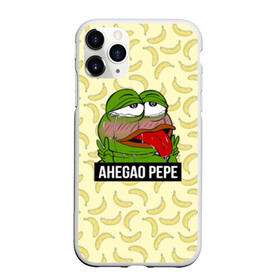 Чехол для iPhone 11 Pro Max матовый с принтом Ahegao Pepe в Курске, Силикон |  | 