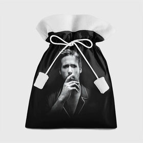 Подарочный 3D мешок с принтом Ryan Gosling в Курске, 100% полиэстер | Размер: 29*39 см | ryan gosling | актер | райан гослинг