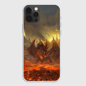 Чехол для iPhone 12 Pro Max с принтом Fire Dragon в Курске, Силикон |  | Тематика изображения на принте: goddess of destruction | line age | line age ii | lineage ii | линейка