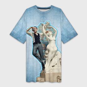 Платье-футболка 3D с принтом Райан Гослинг_11 в Курске,  |  | Тематика изображения на принте: ryan gosling | актер | райан гослинг