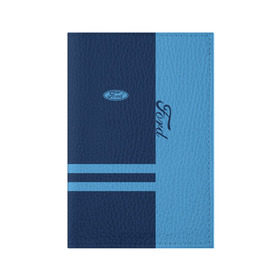 Обложка для паспорта матовая кожа с принтом Ford в Курске, натуральная матовая кожа | размер 19,3 х 13,7 см; прозрачные пластиковые крепления | Тематика изображения на принте: ford | авто | автомобиль | форд | форт