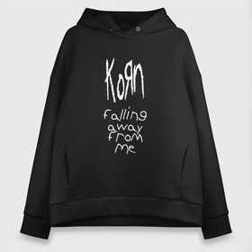 Женское худи Oversize хлопок с принтом Korn - falling away from me в Курске, френч-терри — 70% хлопок, 30% полиэстер. Мягкий теплый начес внутри —100% хлопок | боковые карманы, эластичные манжеты и нижняя кромка, капюшон на магнитной кнопке | korn | koяn | альтернативный | арвизу | гранж | грув | группа | дэвис | корн | коян | лузье | манки | метал | музыка | нюметал | панк | песни | рок | уэлч | филди | филипп | хэд | череп | шаффер