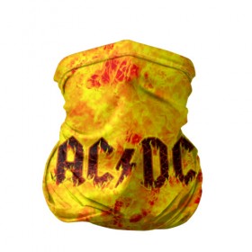 Бандана-труба 3D с принтом AC/DC Hell-Fire в Курске, 100% полиэстер, ткань с особыми свойствами — Activecool | плотность 150‒180 г/м2; хорошо тянется, но сохраняет форму | ac dc | acdc | fire | hard rock | rock | асдс | рок | эй си ди си