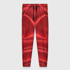 Женские брюки 3D с принтом Красный Шелк в Курске, полиэстер 100% | прямой крой, два кармана без застежек по бокам, с мягкой трикотажной резинкой на поясе и по низу штанин. В поясе для дополнительного комфорта — широкие завязки | шелк