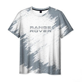 Мужская футболка 3D с принтом RANGE ROVER в Курске, 100% полиэфир | прямой крой, круглый вырез горловины, длина до линии бедер | auto | car | race | range | rover | авто | гонки | краска | краски | марка | машина | рендж | ровер