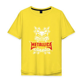 Мужская футболка хлопок Oversize с принтом Metallica, death magnetic в Курске, 100% хлопок | свободный крой, круглый ворот, “спинка” длиннее передней части | m | metallica | группа | джеймс хэтфилд | кирк хэмметт | ларс ульрих | метал | металика | металлика | миталика | музыка | роберт трухильо | рок | трэш | трэшметал | хард | хардрок | хеви | хевиметал