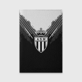 Обложка для паспорта матовая кожа с принтом Monaco abstract original в Курске, натуральная матовая кожа | размер 19,3 х 13,7 см; прозрачные пластиковые крепления | football | soccer | монако