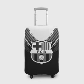 Чехол для чемодана 3D с принтом Barcelona abstract original в Курске, 86% полиэфир, 14% спандекс | двустороннее нанесение принта, прорези для ручек и колес | football | soccer | барселона