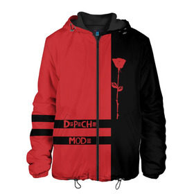 Мужская куртка 3D с принтом Depeche Mode в Курске, ткань верха — 100% полиэстер, подклад — флис | прямой крой, подол и капюшон оформлены резинкой с фиксаторами, два кармана без застежек по бокам, один большой потайной карман на груди. Карман на груди застегивается на липучку | Тематика изображения на принте: depeche mode | альтернативный | вестник моды | депеш мод | депешмод | дэйв гаан | индастриал | мартин гор | музыка | новая волна | роза | рок | синти поп | электроник | энди флетчер