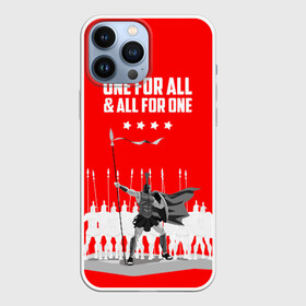 Чехол для iPhone 13 Pro Max с принтом One for all  all for one в Курске,  |  | Тематика изображения на принте: fcsm | football | sp | мясные | футбольный клуб