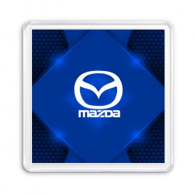 Магнит 55*55 с принтом Mazda SPORT в Курске, Пластик | Размер: 65*65 мм; Размер печати: 55*55 мм | auto | automobile | car | carbon | machine | mazda | motor | motor car | sport car | автомашина | бренд | легковой автомобиль | мазда | марка | спортивный автомобиль | тачка