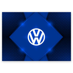Поздравительная открытка с принтом Volkswagen SPORT в Курске, 100% бумага | плотность бумаги 280 г/м2, матовая, на обратной стороне линовка и место для марки
 | auto | automobile | car | carbon | machine | motor | motor car | sport car | volkswagen | автомашина | бренд | легковой автомобиль | марка | спортивный автомобиль | тачка