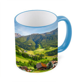 Кружка 3D с принтом Альпы в Курске, керамика | ёмкость 330 мл | Тематика изображения на принте: австрия | альпы | германия | горный хребет | горы | италия | красота | лес | лихтенштейн | луг | пейзаж | природа | простор | раздолье | словения | франция | швейцария