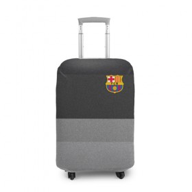 Чехол для чемодана 3D с принтом Барселона в Курске, 86% полиэфир, 14% спандекс | двустороннее нанесение принта, прорези для ручек и колес | barca | barcelona | barsa | barselona | espaniol | fcb | forca | ispania | la liga | барса | полосатая | форза | форма