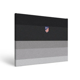 Холст прямоугольный с принтом Атлетико Мадрид в Курске, 100% ПВХ |  | атлетико мадрид | полосы | эмблема