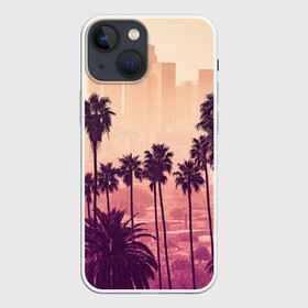 Чехол для iPhone 13 mini с принтом Los Angeles в Курске,  |  | california | la | los angeles | usa | америка | город ангелов | калифорния | лос анджелес | океан | отдых | отпуск | пальмы | путешествие | спорт | столица | сша | туризм | фитнес | штаты