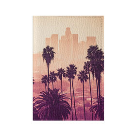 Обложка для паспорта матовая кожа с принтом Los Angeles в Курске, натуральная матовая кожа | размер 19,3 х 13,7 см; прозрачные пластиковые крепления | california | la | los angeles | usa | америка | город ангелов | калифорния | лос анджелес | океан | отдых | отпуск | пальмы | путешествие | спорт | столица | сша | туризм | фитнес | штаты