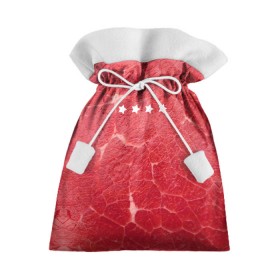 Подарочный 3D мешок с принтом Мясо 100% в Курске, 100% полиэстер | Размер: 29*39 см | Тематика изображения на принте: fcsm | football | sp | мясные | футбольный клуб