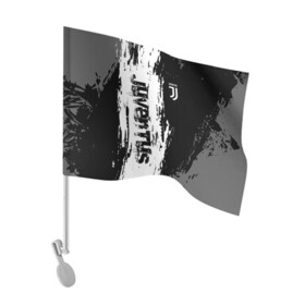 Флаг для автомобиля с принтом JUVENTUS / ЮВЕНТУС в Курске, 100% полиэстер | Размер: 30*21 см | fc | football | fotball club | juventus | sport | спорт | спортивные | униформа | фирменые цвета | фк | футбол | футбольный клуб | ювентус