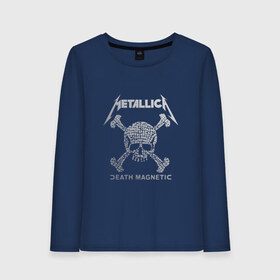 Женский лонгслив хлопок с принтом Metallica death magnetic в Курске, 100% хлопок |  | Тематика изображения на принте: metallica | джеймс хэтфилд | кирк хэмметт | ларс ульрих | металлика | роберт трухильо | рок группа