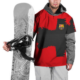 Накидка на куртку 3D с принтом BARCELONA SPORT RED в Курске, 100% полиэстер |  | football | soccer | барселона