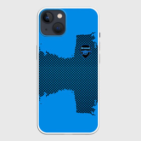 Чехол для iPhone 13 с принтом ARSENAL SPORT BLUE в Курске,  |  | football | soccer | арсенал