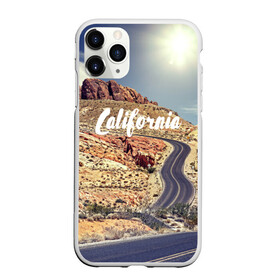 Чехол для iPhone 11 Pro матовый с принтом California в Курске, Силикон |  | california | usa | америка | города | дороги | калифорния | природа | страны | сша