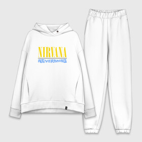 Женский костюм хлопок Oversize с принтом Nirvana nevermino в Курске,  |  | cobain | kurt | nevermino | nirvana | альтернативный | гранж | грол | группа | дональд | кобейн | курт | музыка | надпись | нервана | нирвана | новоселич | певец | рок | смайл | смайлик | солист