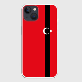 Чехол для iPhone 13 с принтом Турция лента в Курске,  |  | Тематика изображения на принте: tr | tur | анкара | герб | государство | знак | надпись | патриот | полосы | республика | символ | стамбул | страна | турецкая | турецкий | турки | турок | турция | турчанка | флаг | флага | цвета