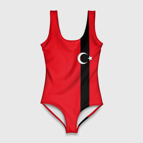 Купальник-боди 3D с принтом Турция лента в Курске, 82% полиэстер, 18% эластан | Круглая горловина, круглый вырез на спине | Тематика изображения на принте: tr | tur | анкара | герб | государство | знак | надпись | патриот | полосы | республика | символ | стамбул | страна | турецкая | турецкий | турки | турок | турция | турчанка | флаг | флага | цвета