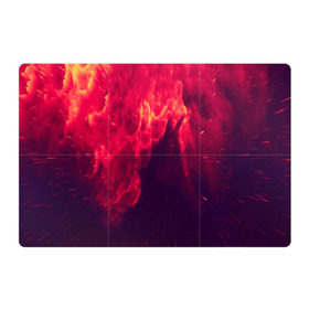 Магнитный плакат 3Х2 с принтом NEBULA IN SPACE в Курске, Полимерный материал с магнитным слоем | 6 деталей размером 9*9 см | abstraction | cosmos | nebula | space | star | universe | абстракция | вселенная | звезды | космос | мир | планеты