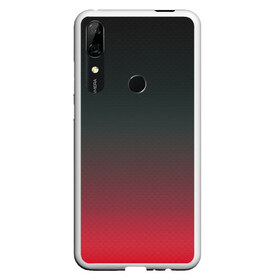 Чехол для Honor P Smart Z с принтом Red Carbon в Курске, Силикон | Область печати: задняя сторона чехла, без боковых панелей | carbon | градиент | карбон