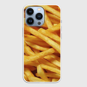 Чехол для iPhone 13 Pro с принтом Картошка фри в Курске,  |  | вкусная | еда | жареный | желтый | закуска | картофель | картофеля | картоха | картошка | картошки | палки | палочки | полоски | фас фуд | фаст фуд | фастфуд | фасфуд | фвсфут | фри