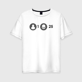 Женская футболка хлопок Oversize с принтом Veteran в Курске, 100% хлопок | свободный крой, круглый ворот, спущенный рукав, длина до линии бедер
 | fortnite | фортнайт