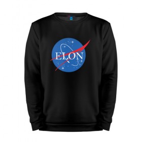Мужской свитшот хлопок с принтом Elon в Курске, 100% хлопок |  | elon musk | spacex | илон маск | космос | марс | спейс икс