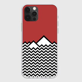 Чехол для iPhone 12 Pro Max с принтом Твин Пикс в Курске, Силикон |  | Тематика изображения на принте: twin peaks | абстракция | волны | горы | паттерн | скалы | твин пикс | треугольные горы