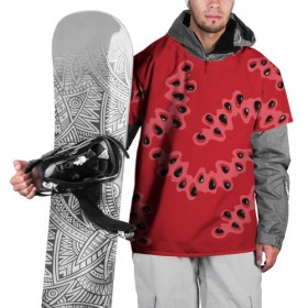 Накидка на куртку 3D с принтом Watermelon pattern в Курске, 100% полиэстер |  | pattern | watermelon | арбуз | еда | лето | фрукты | ягоды
