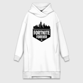 Платье-худи хлопок с принтом Fortnite Forever в Курске,  |  | battle | epic | forever | fortnite | games | royale | битва | королевская | королей | лого | логотип | навсегда | фартнайт | форева | фортнайт | фортнит | эмблема | эпик