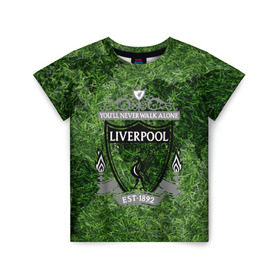 Детская футболка 3D с принтом Championship Liverpool в Курске, 100% гипоаллергенный полиэфир | прямой крой, круглый вырез горловины, длина до линии бедер, чуть спущенное плечо, ткань немного тянется | football | soccer | ливерпуль
