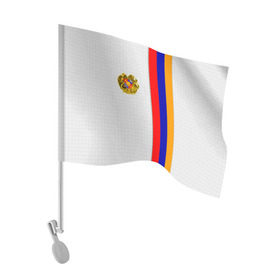 Флаг для автомобиля с принтом I Love Armenia в Курске, 100% полиэстер | Размер: 30*21 см | armenia | армения | герб армении | ереван | флаг армении