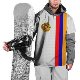 Накидка на куртку 3D с принтом I Love Armenia в Курске, 100% полиэстер |  | Тематика изображения на принте: armenia | армения | герб армении | ереван | флаг армении