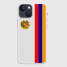 Чехол для iPhone 13 mini с принтом I Love Armenia в Курске,  |  | Тематика изображения на принте: armenia | армения | герб армении | ереван | флаг армении