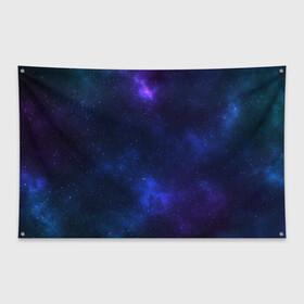 Флаг-баннер с принтом Звёздное небо в Курске, 100% полиэстер | размер 67 х 109 см, плотность ткани — 95 г/м2; по краям флага есть четыре люверса для крепления | abstraction | cosmos | nebula | space | star | universe | абстракция | вселенная | звезды | космос | мир | планеты
