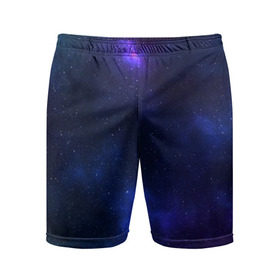 Мужские шорты 3D спортивные с принтом Звёздное небо в Курске,  |  | abstraction | cosmos | nebula | space | star | universe | абстракция | вселенная | звезды | космос | мир | планеты